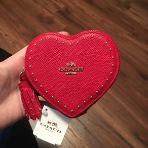 Coach Heart Coin Purse