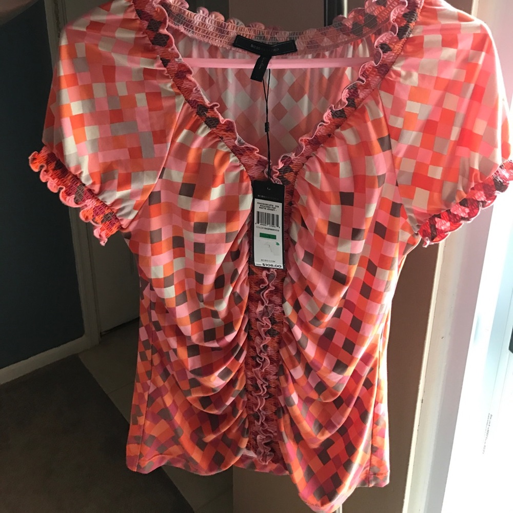 BCBG Colorful Top