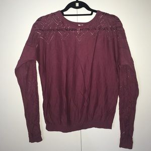 Purple light-weight sweater