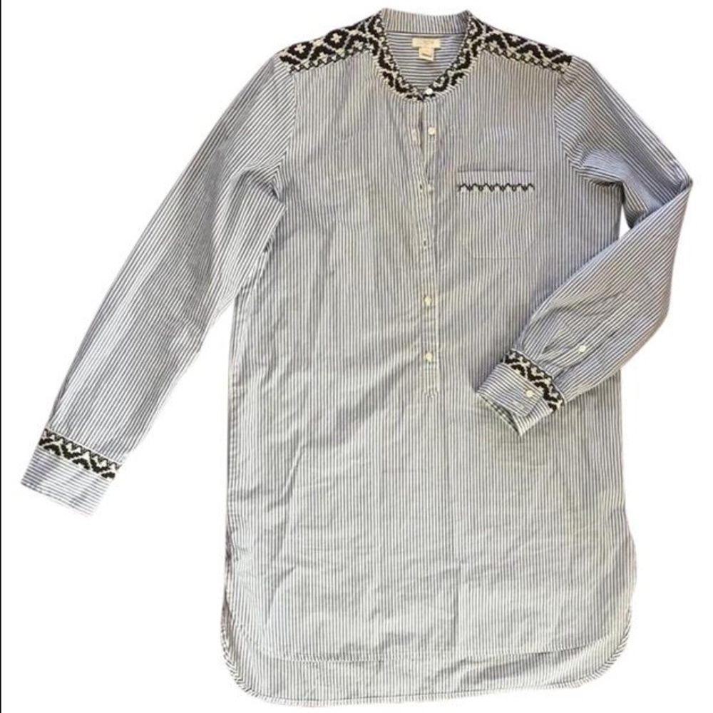 J. Crew striped tunic