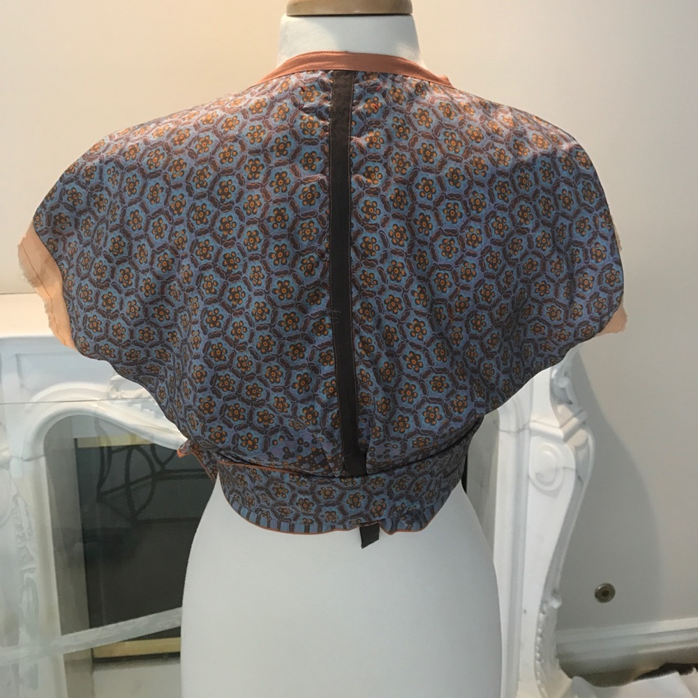 Boho Wrap Around Top With Subtle Sequence - image 3