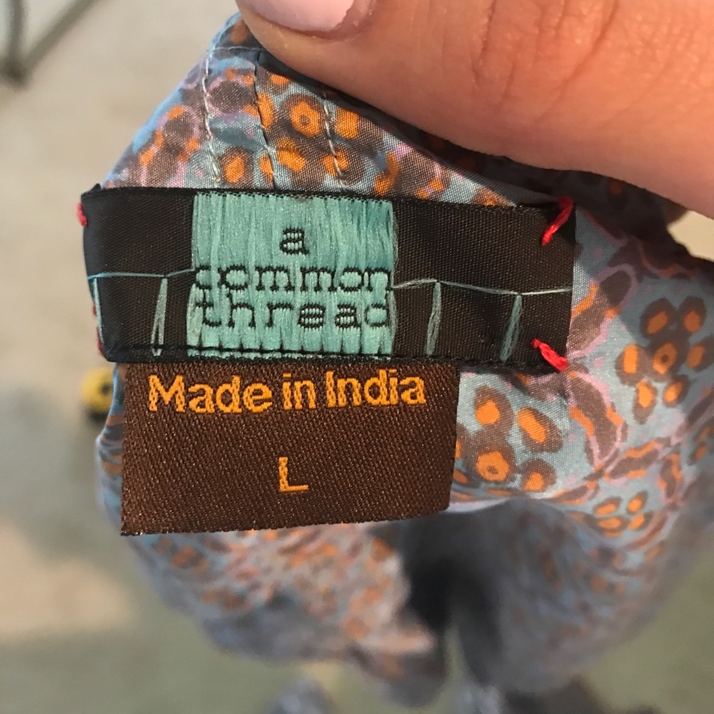 Boho Wrap Around Top With Subtle Sequence - image 5