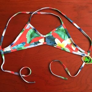 Jolyn Aloha Red Vent Top