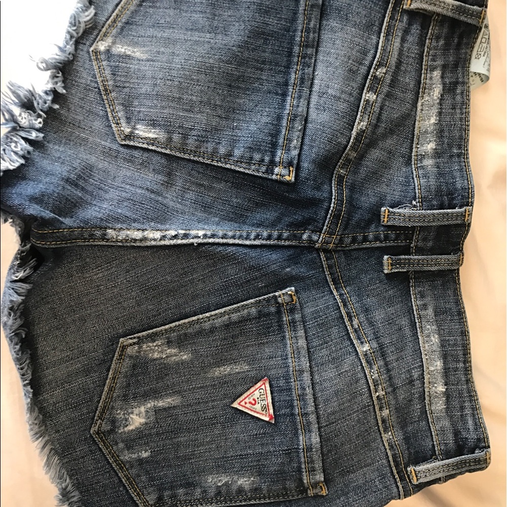 guess denim shorts