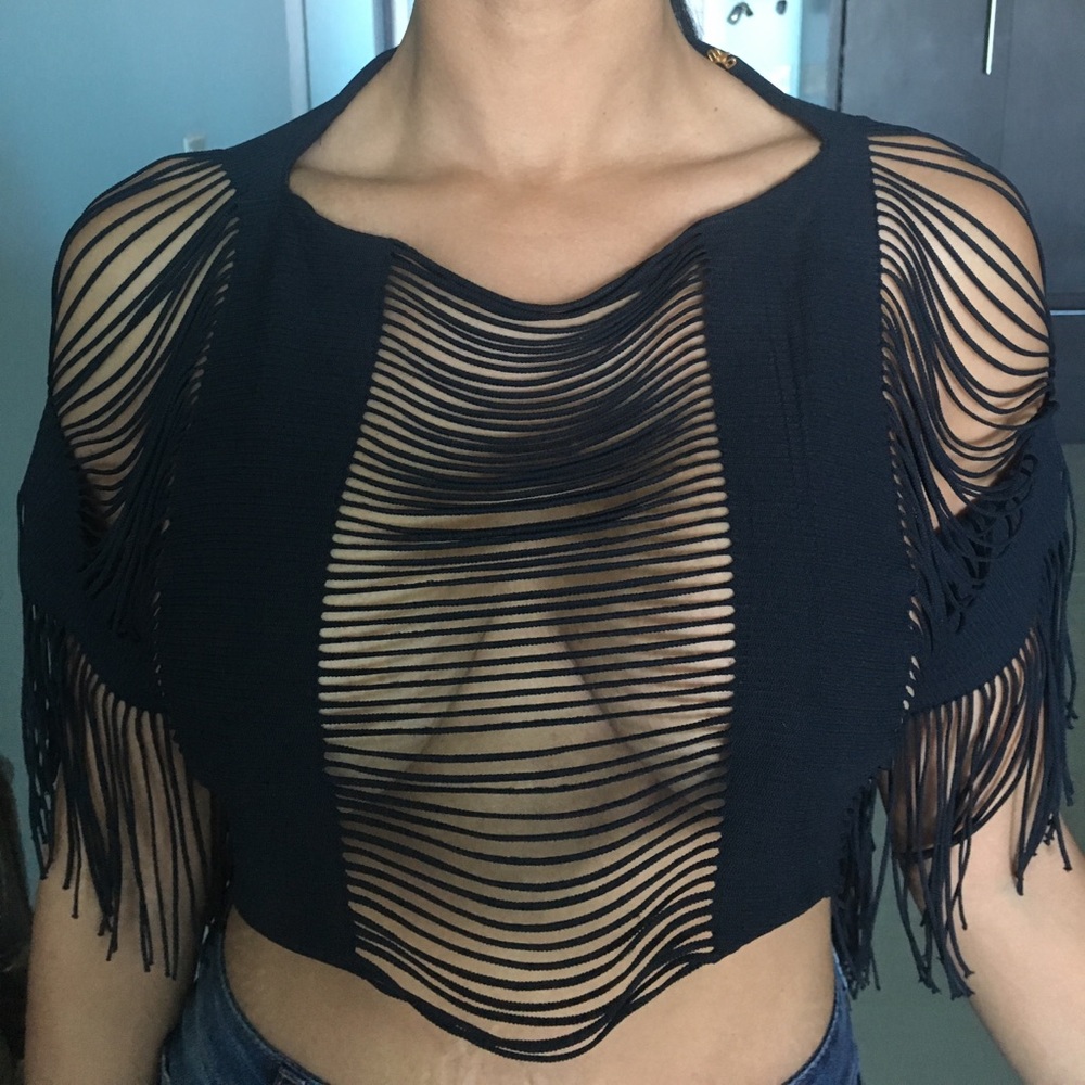 Blk sexy top