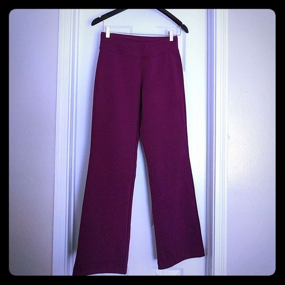 Burgundy Ativa yoga pants