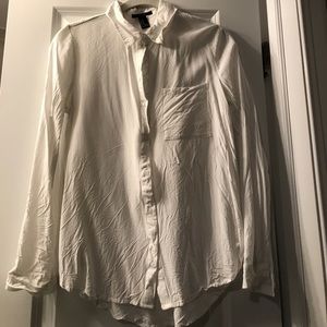 White button up blouse