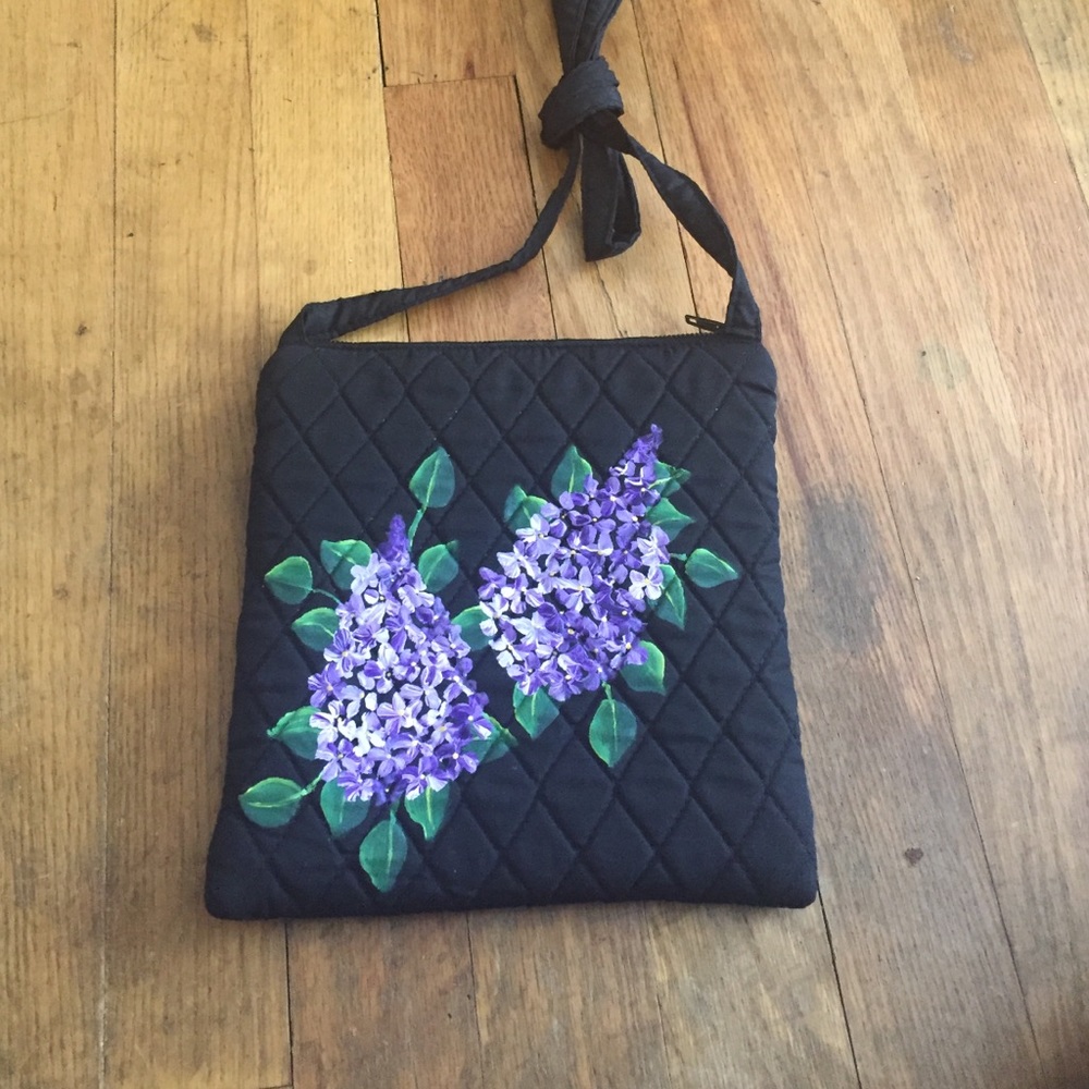 Custom Painted Crossbody Purse