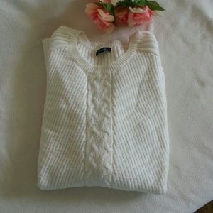 FINAL SALE Nautica Cream 100% Cotton Tunic