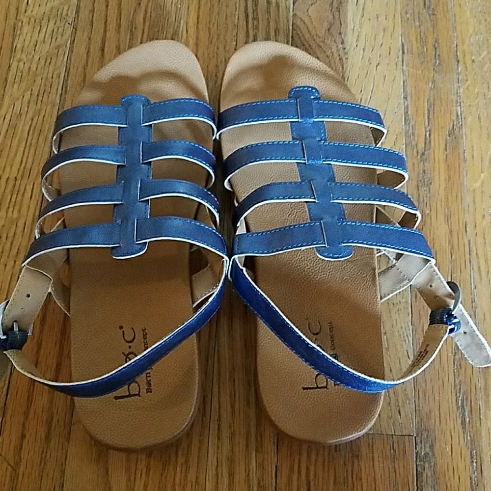 Blue born sandals