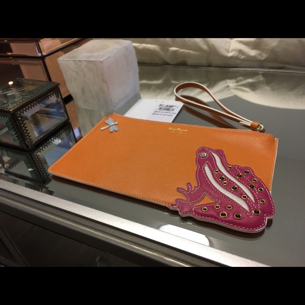 Salvatore Ferragamo Frog Clutch
