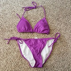 Purple swimsuit