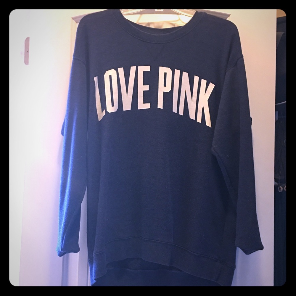 Pink sweat shirt