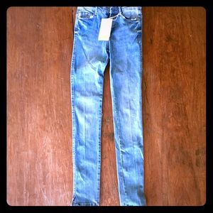 Zara super soft distressed jeans