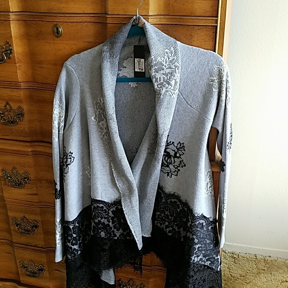 Sweatshirt material wrap with sleeves