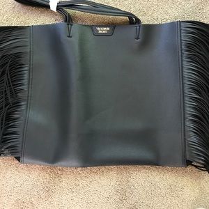Victoria Secret black tote bag