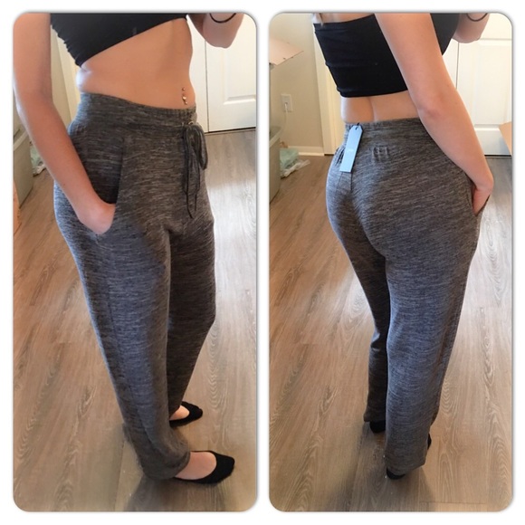 Joggers heather gray with elastic waist & ankles - Picture 3 of 3