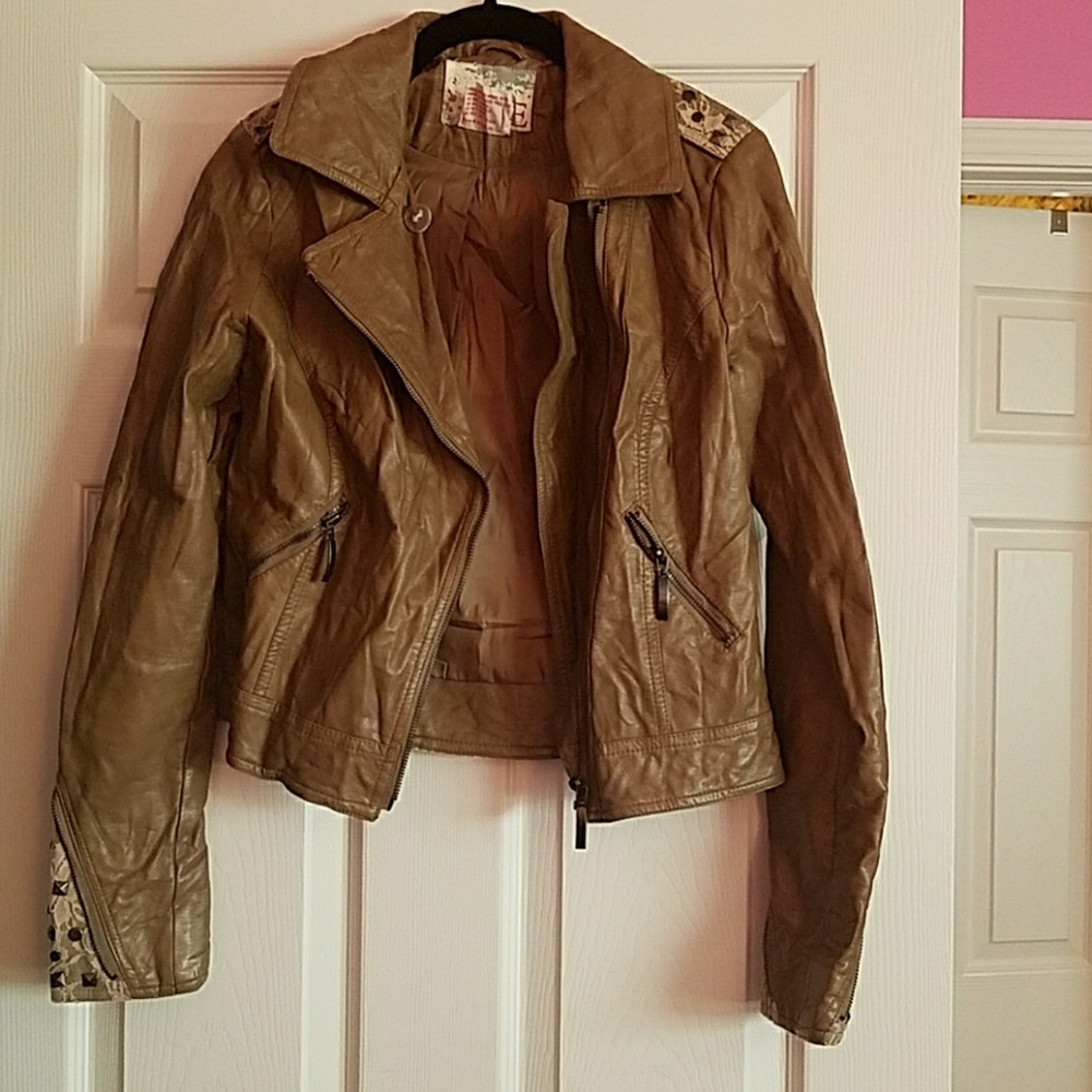 BKE Women's Leather Jacket