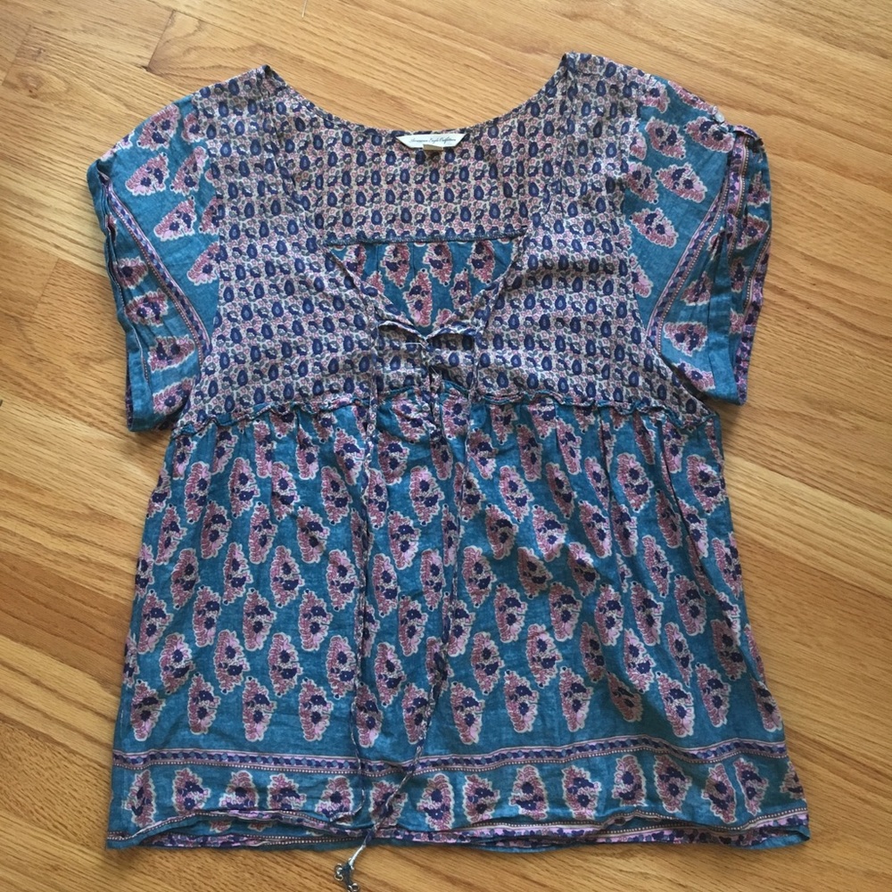 Boho patterned shirt