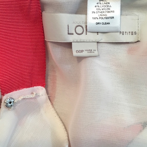 LOFT empire crinkle floral print mini dress - Picture 8 of 8