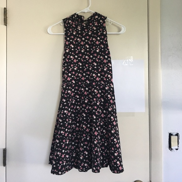 Floral Halter Dress - Picture 1 of 3