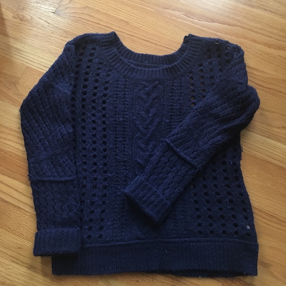 Cozy navy sweater