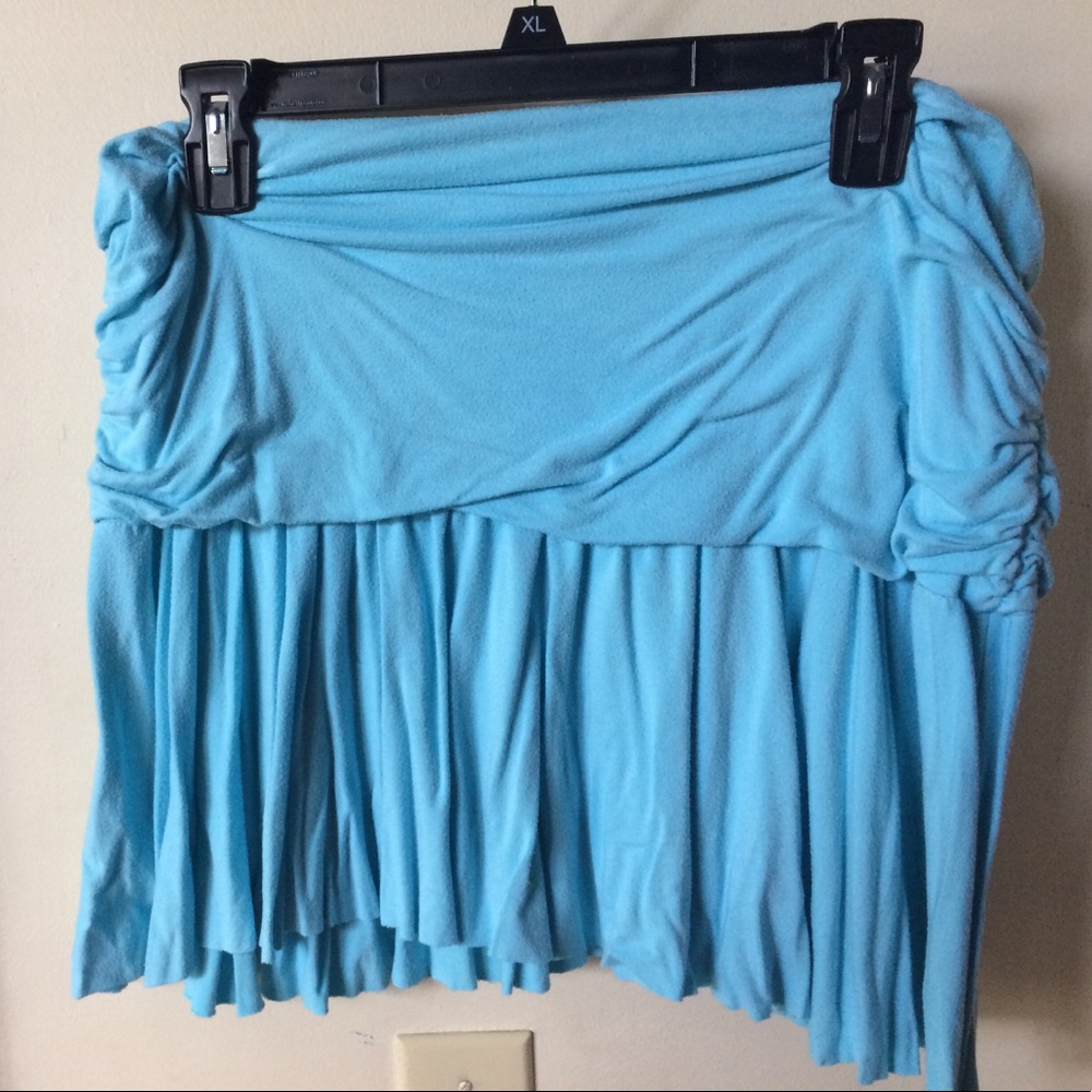 Light blue skirt