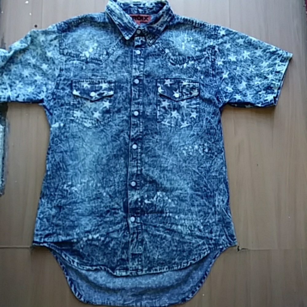 Kroix denim XL button shirt