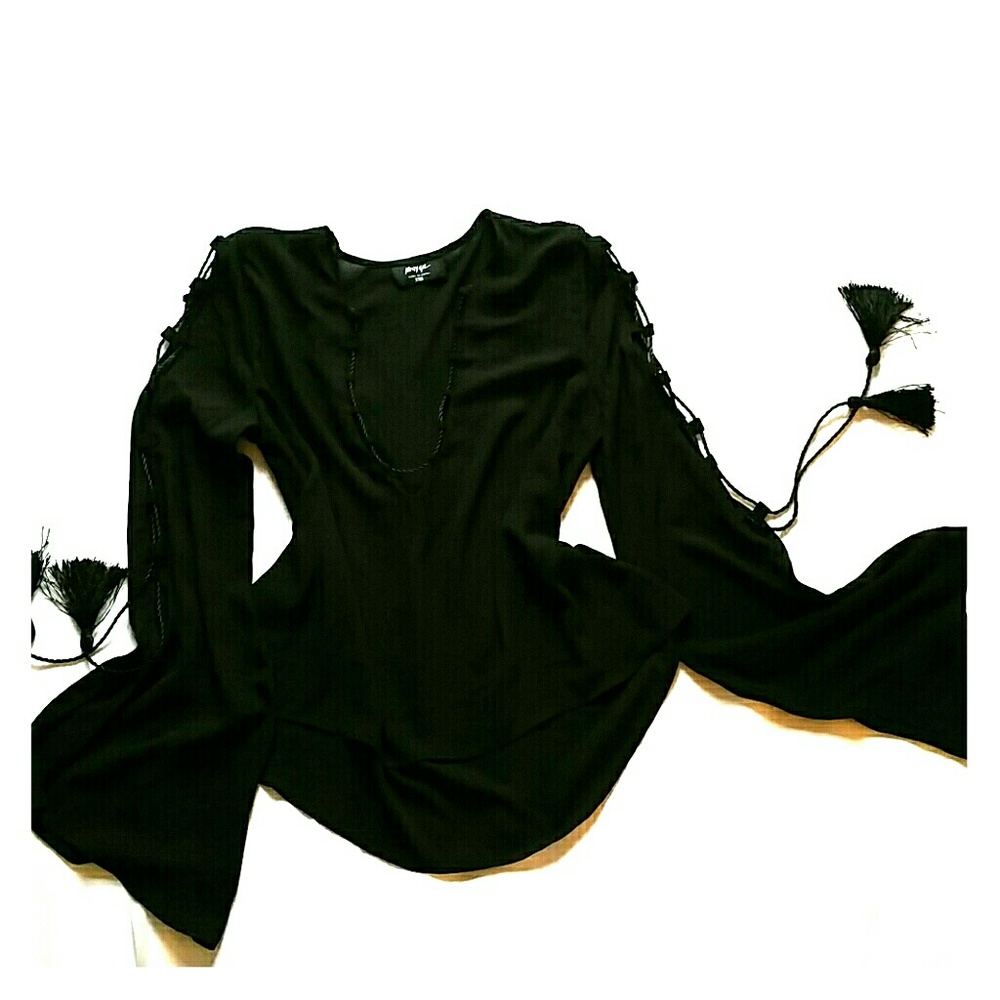 Nasty Gal bell sleeve summer top