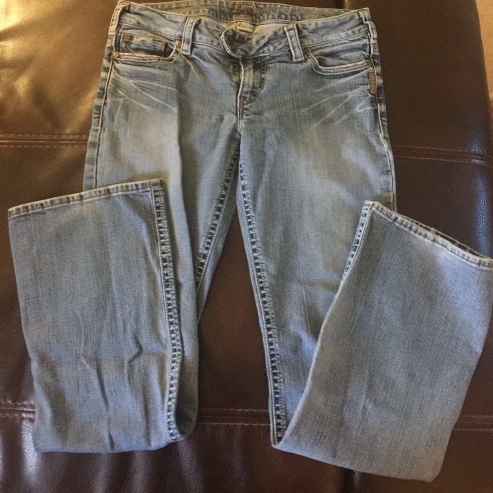 Low rise, Boot cut Silver brand jeans