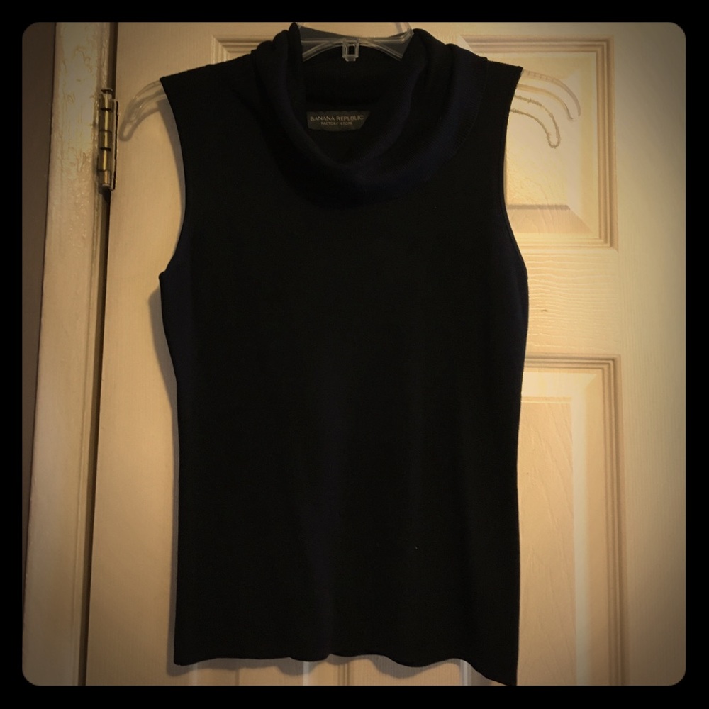 Banana Republic XS black sleeveless top