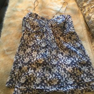 American Eagle sheer floral top
