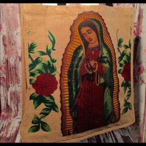 Virgin Mary Guadalupe Eco Shopper Bag LOT of 2