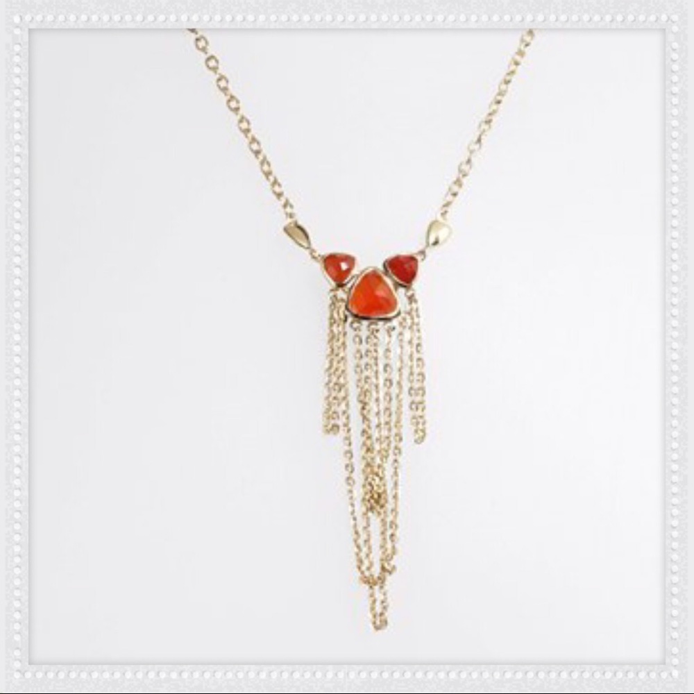 Melinda Maria Scarlett Pendant Necklace NWT