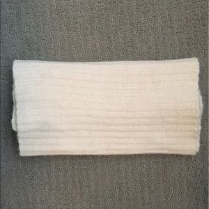 Creme knit infinity scarf