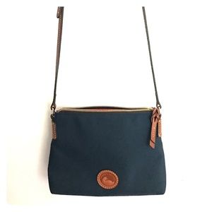Dooney & Burke Navy Nylon Crossbody Pouchette