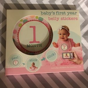 Baby's first years belly stickers