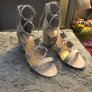 NWOT Forever 21 Lace Up Heels