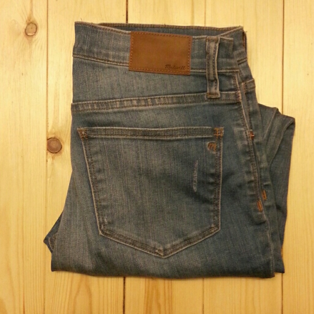 Madewell high riser skinny skinny jeans!