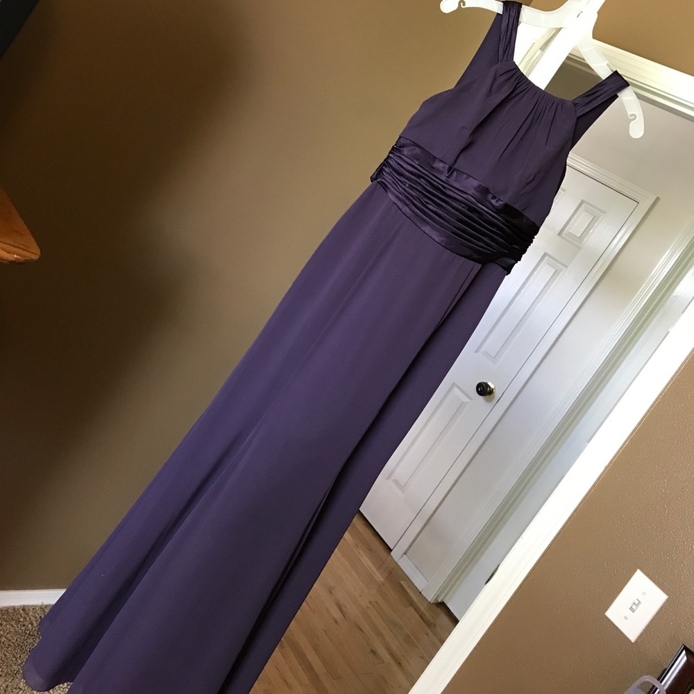 Purple davids bridal bridesmaid dresses