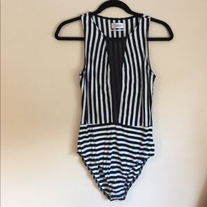 OUT FROM UNDER Striped Onesie