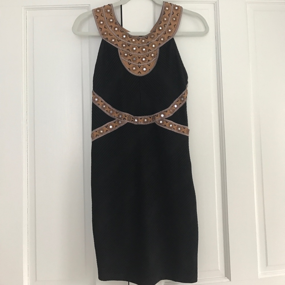 Free People Sleeveless Black Dress