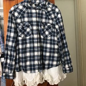 Urban Outfitters Flannel blouse