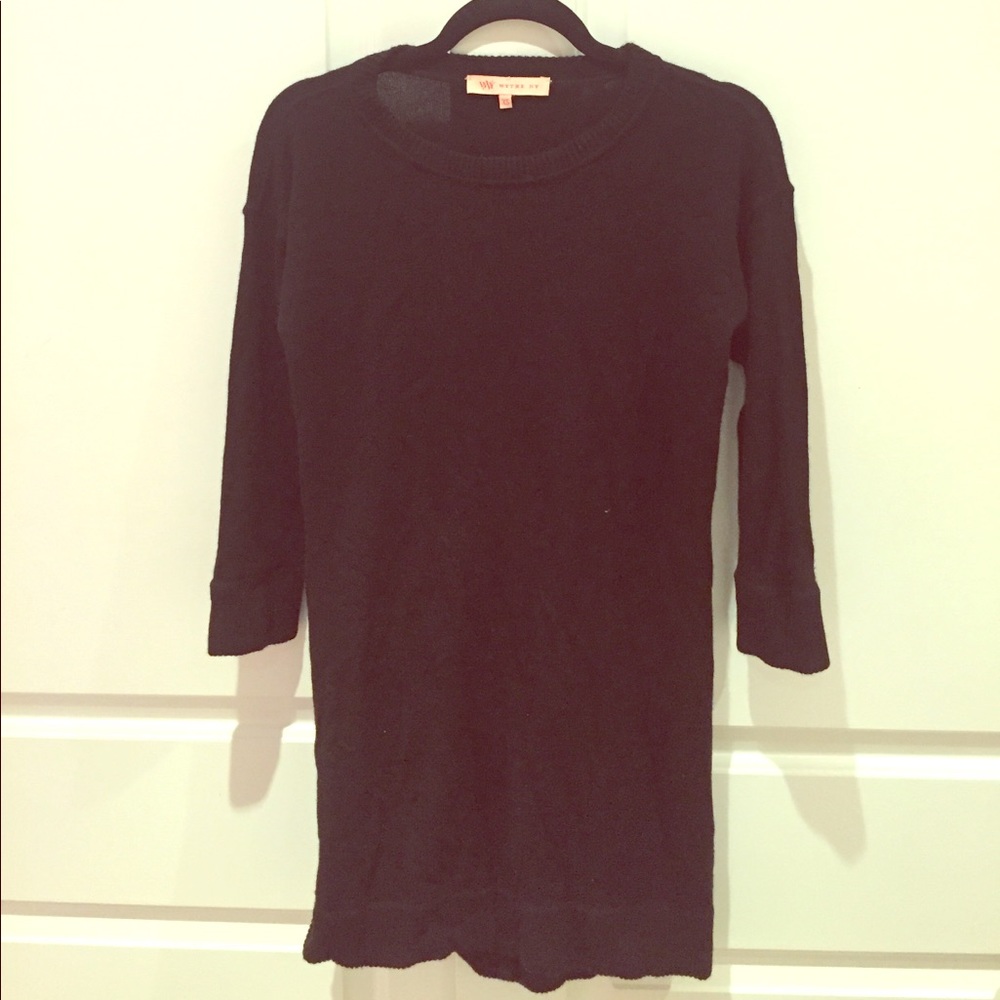 Black Wythe Cashmere Dress