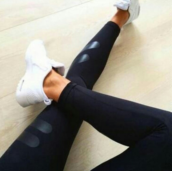 Pants - Brand New Black Moto High Rise Workout Leggings