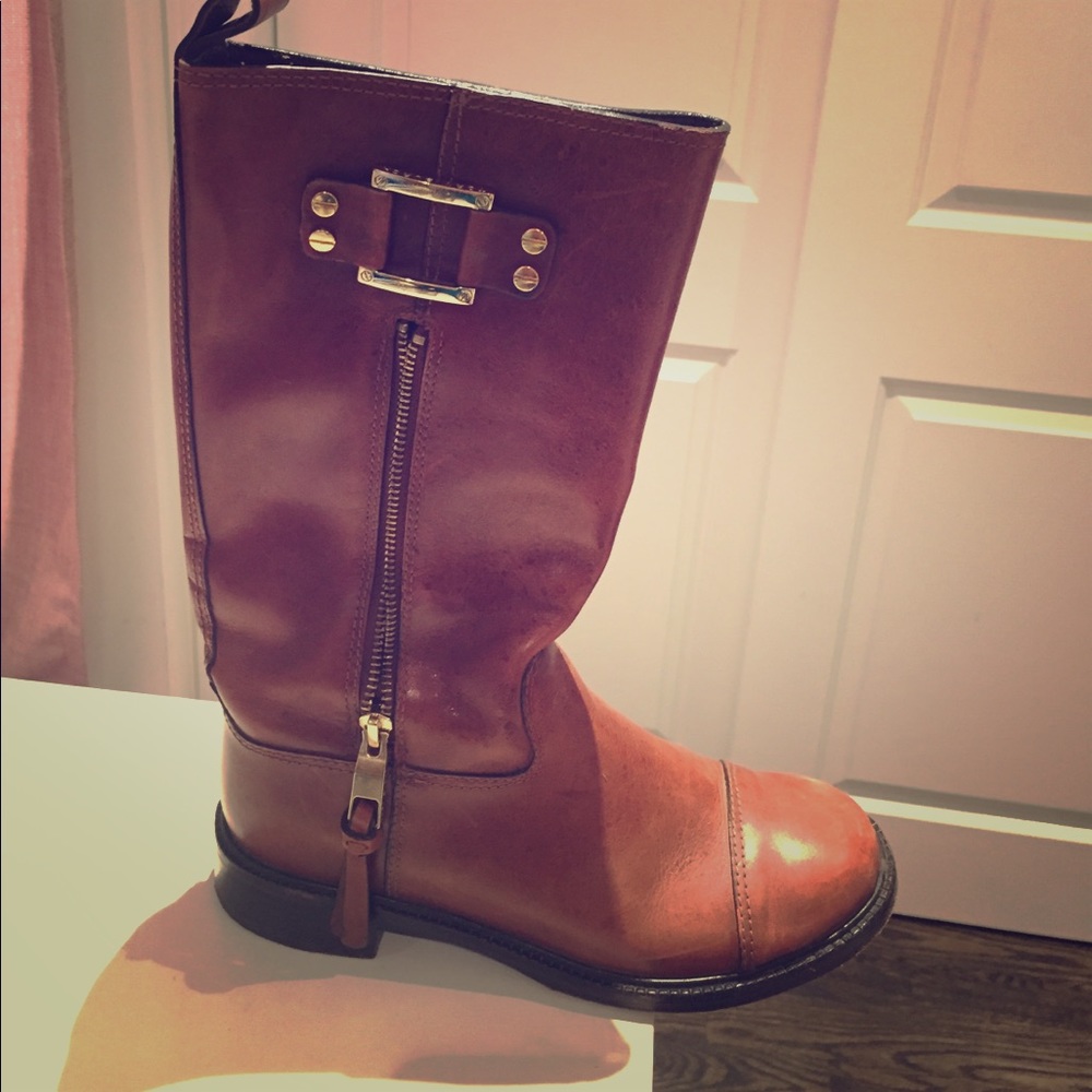 Tory Burch Brown Leather Boot