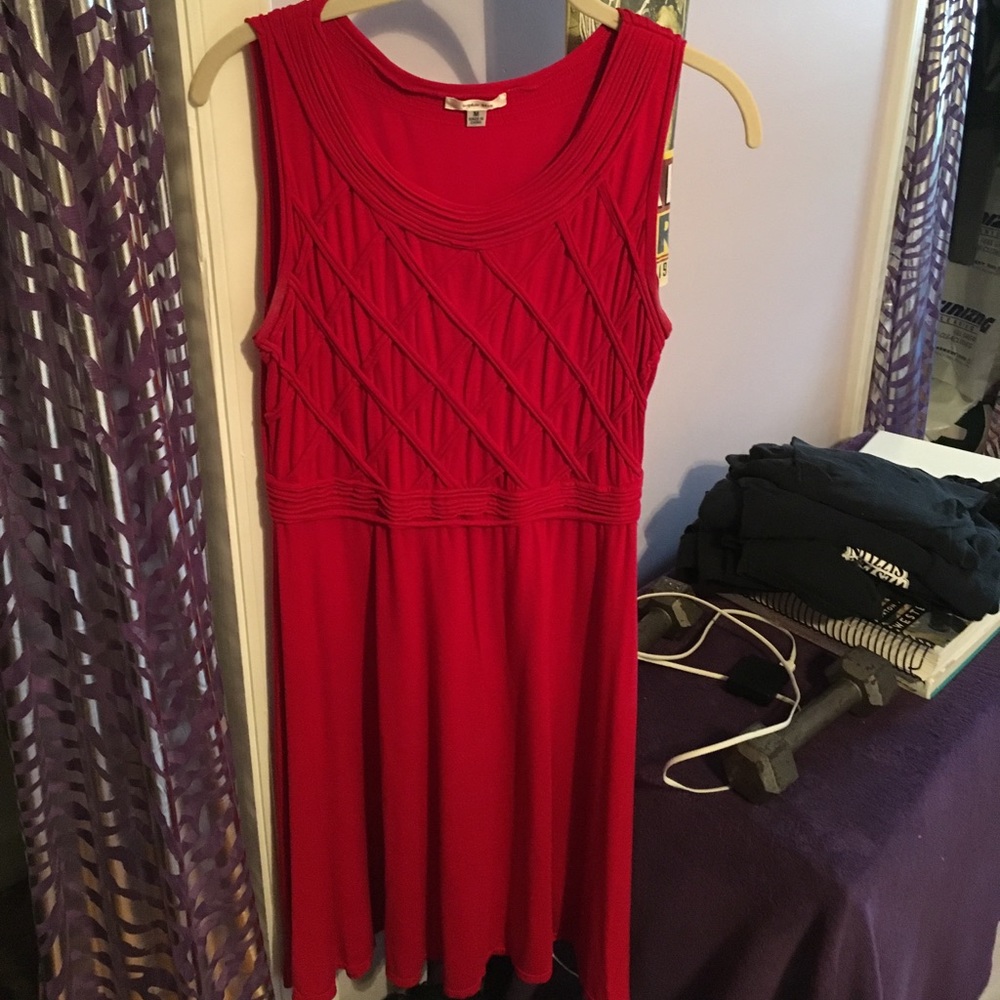 Red dress
