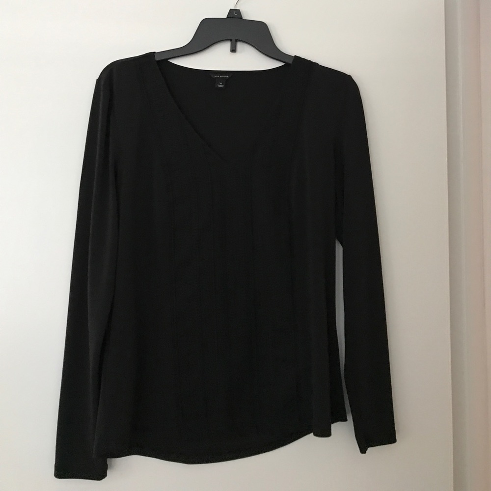 Ann Taylor casual black top