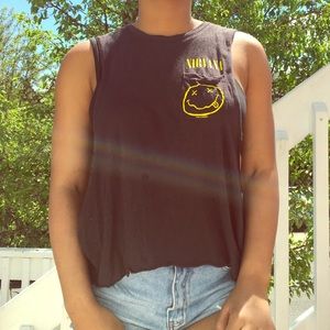 A Nirvana muscle tee