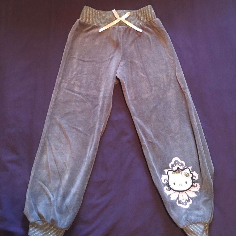 Hello Kitty gray sweatpants 6X